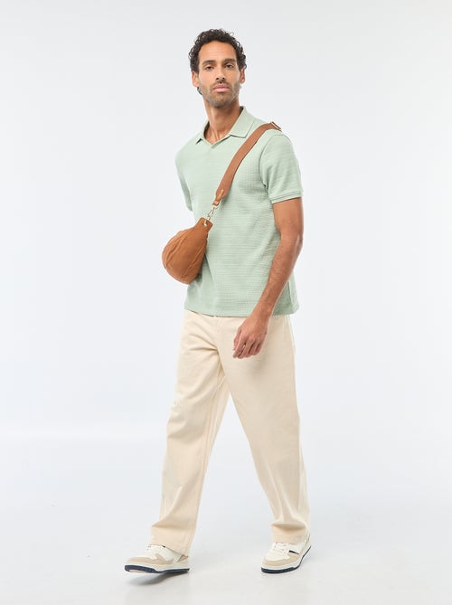 Polo van piquékatoen met korte mouw - Kiabi