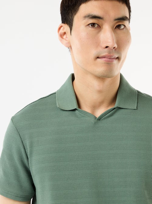 Polo van piquékatoen met korte mouw - Kiabi