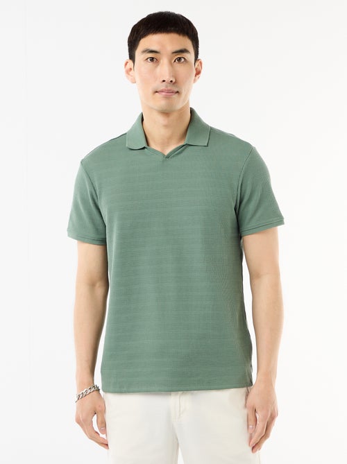 Polo van piquékatoen met korte mouw - Kiabi