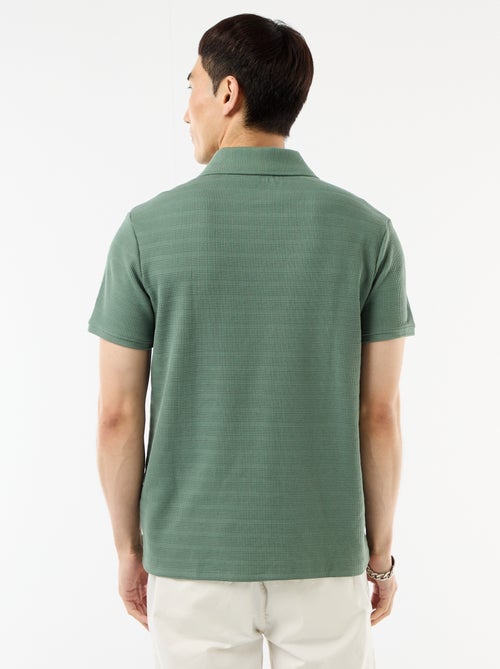 Polo van piquékatoen met korte mouw - Kiabi