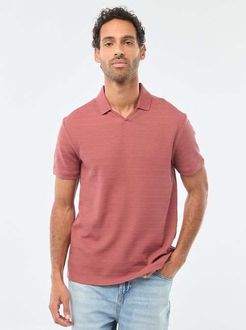 Polo van piquékatoen met korte mouw - Kiabi