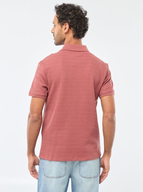 Polo van piquékatoen met korte mouw - Kiabi