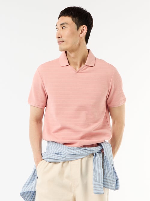 Polo van piquékatoen met korte mouw - Kiabi