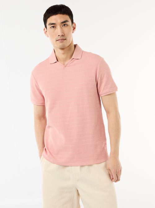 Polo van piquékatoen met korte mouw - Kiabi