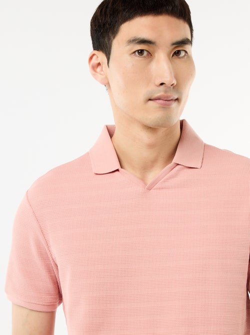 Polo van piquékatoen met korte mouw - Kiabi