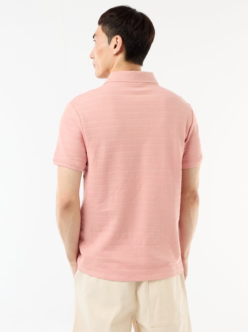 Polo van piquékatoen met korte mouw - Kiabi