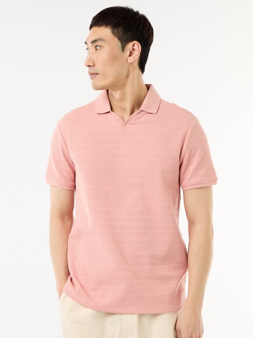 Polo van piquékatoen met korte mouw - Kiabi