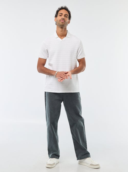 Polo van piquékatoen met korte mouw - Kiabi