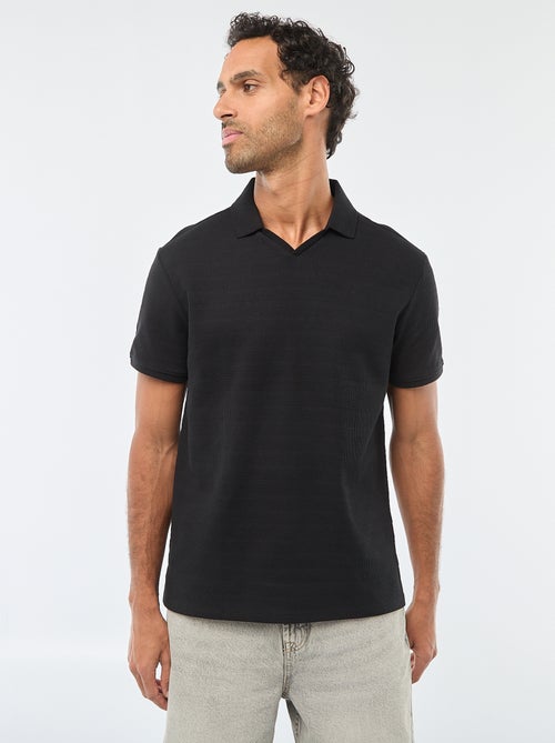 Polo van piquékatoen met korte mouw - Kiabi