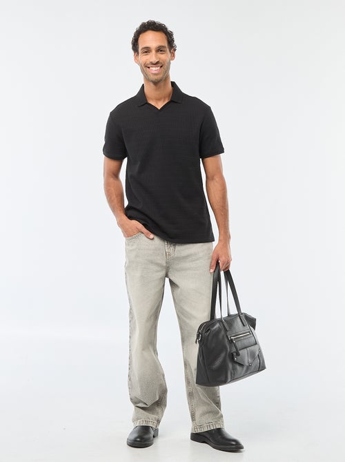 Polo van piquékatoen met korte mouw - Kiabi