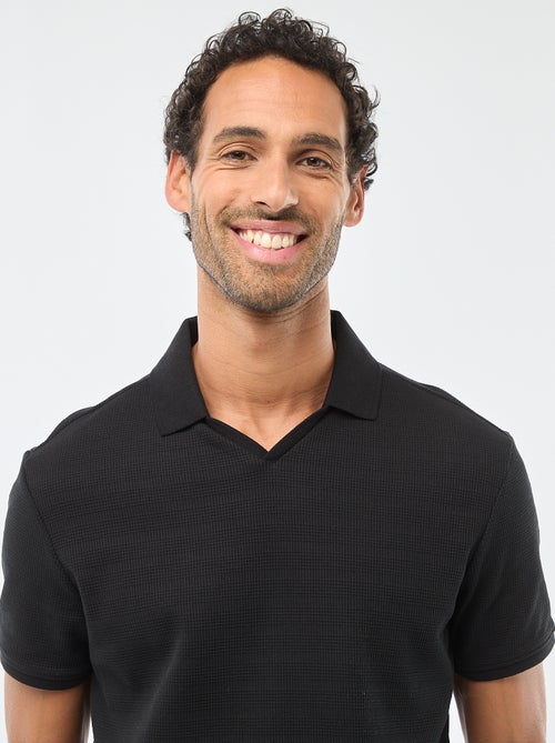 Polo van piquékatoen met korte mouw - Kiabi