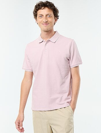 Polo van piquékatoen