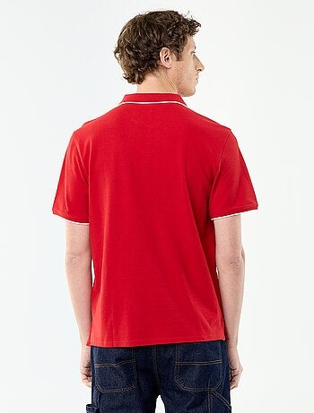 Polo van piquékatoen