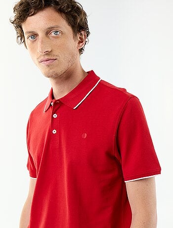 Polo van piquékatoen
