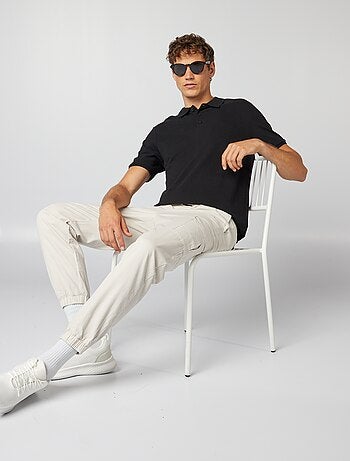 Polo van piquékatoen