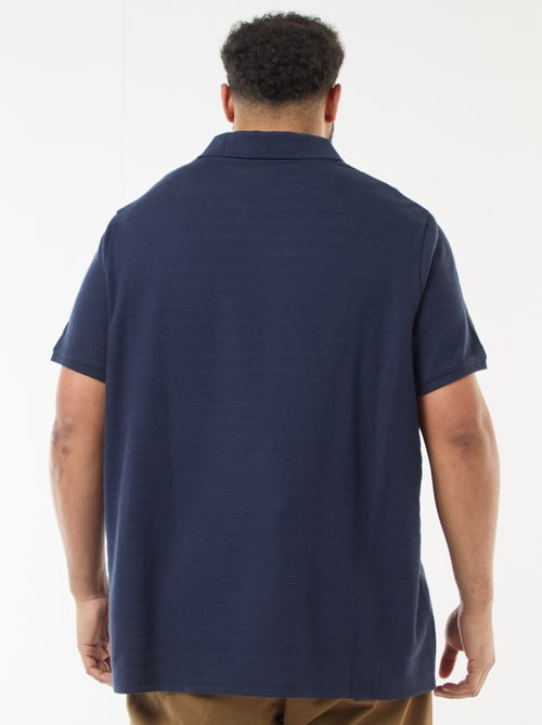 Polo van stretchkatoen met korte mouwen - Kiabi