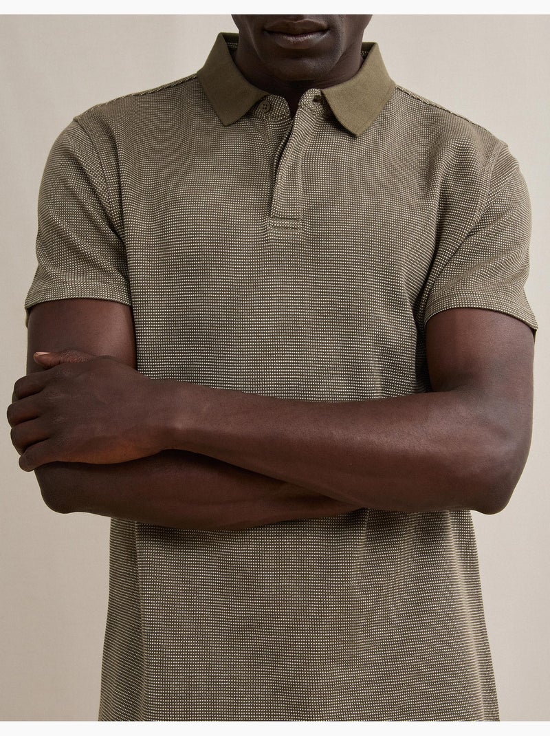 Polo waffle, MO Fashion Vert - Kiabi