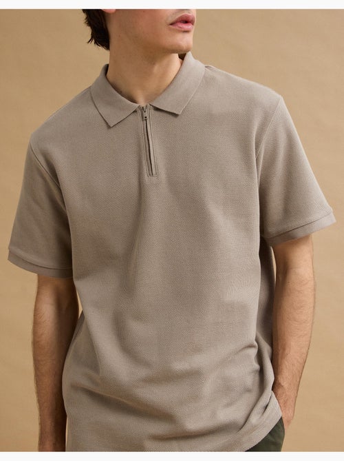 Polo zippé, MO Fashion - Kiabi Polo zippé, MO Fashion - Kiabi