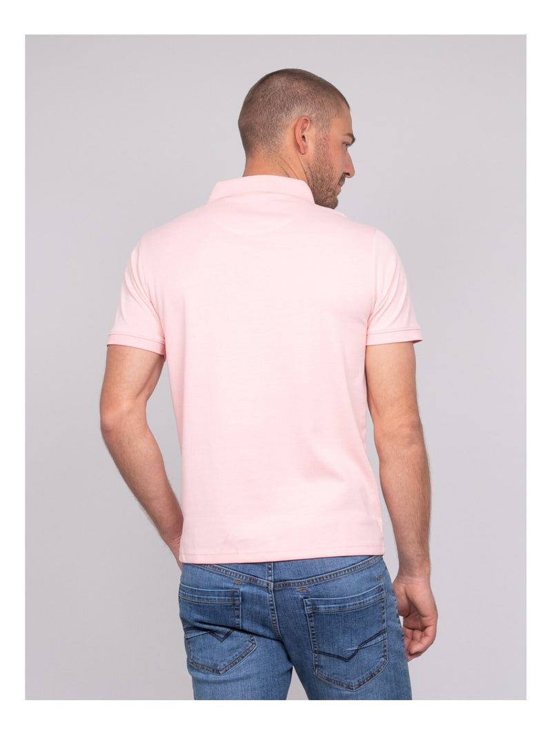Polokai effen poloshirt met korte mouwen Roze - Kiabi