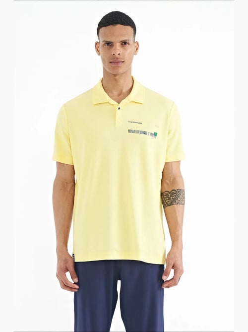 Poloshirt katoen met tekstprint tommy - Kiabi