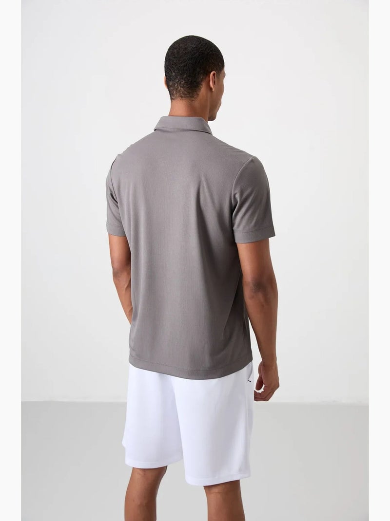 Poloshirt met kleurvlakken tommy Grijs - Kiabi