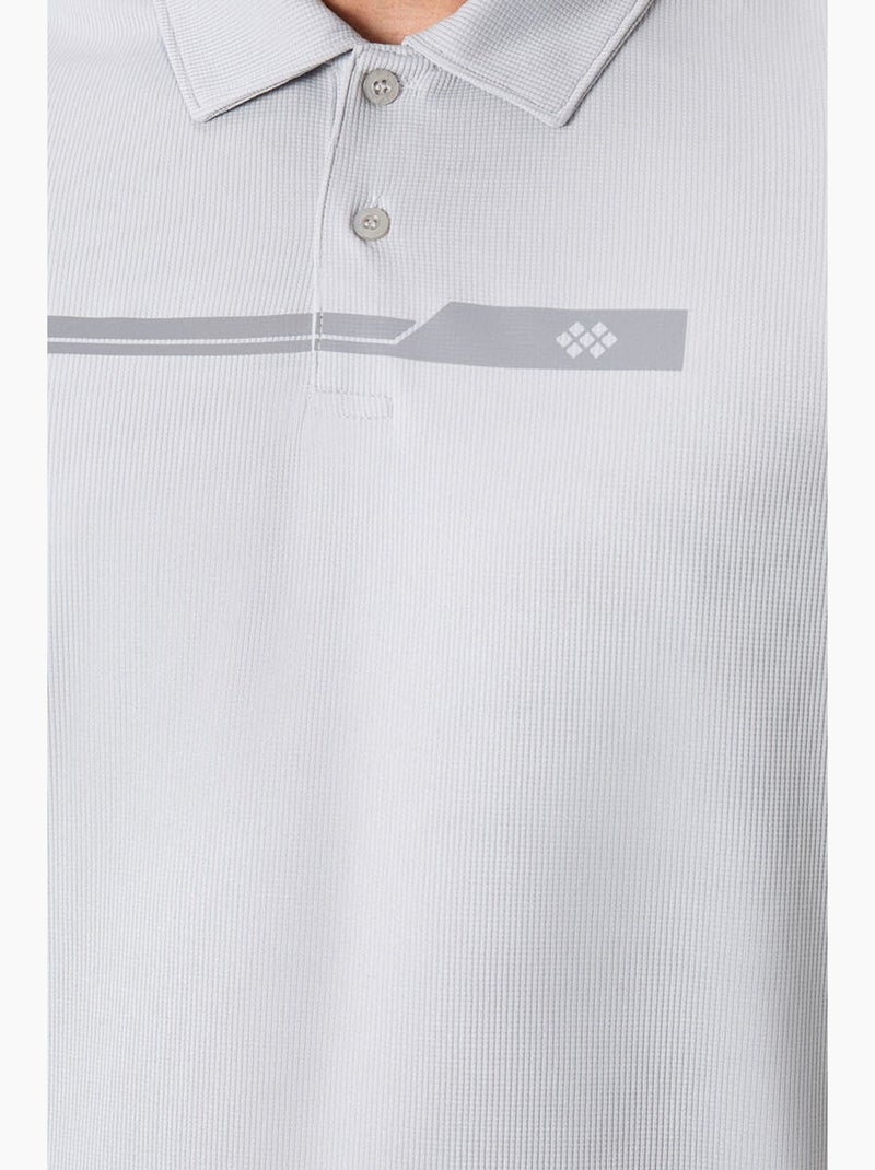 Poloshirt met knopen tommy Lichtgrijs - Kiabi