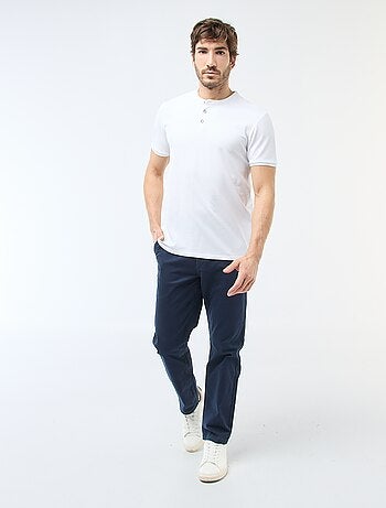 Poloshirt met mao-kraag