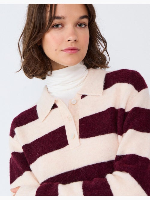 Poloshirt met wol- en alpacamix, mo fashion - Kiabi Poloshirt met wol- en alpacamix, mo fashion - Kiabi