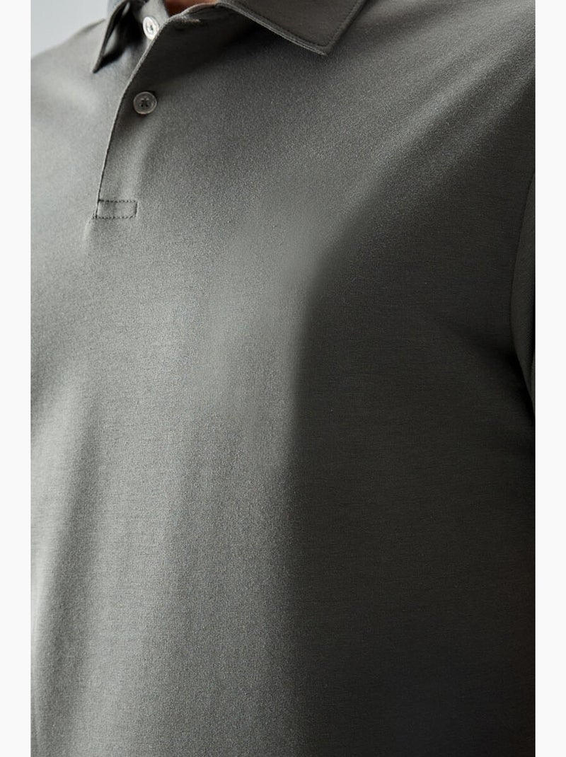 Poloshirt ruimvallend tommy Grijs - Kiabi