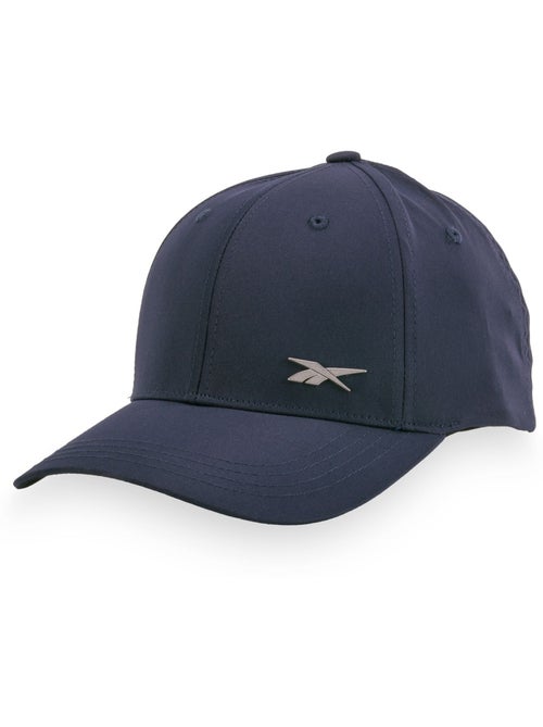Polyester baseballpet met zilverkleurig embleem. - Kiabi