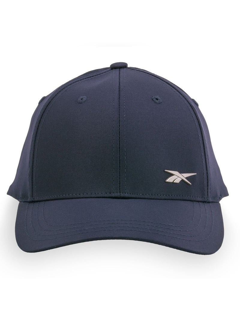 Polyester baseballpet met zilverkleurig embleem. Blauw - Kiabi