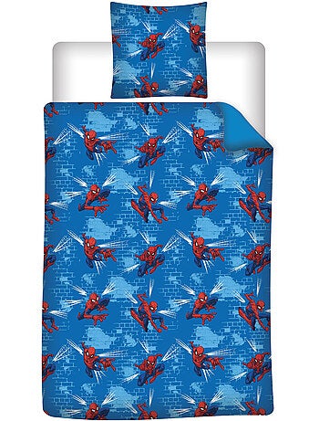 Polykatoen Dekbedovertrek Spider-Man Officiele Marvel Licentie 140x200cm + Kussensloop 65x65cm