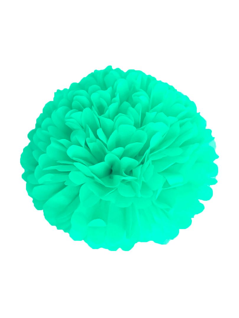 Pompon en papier 15 cm vert - Kiabi