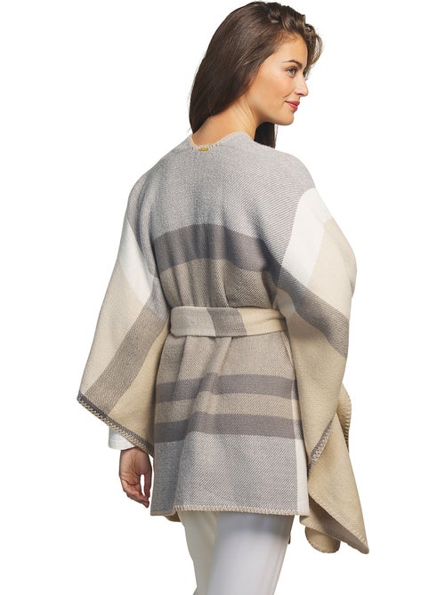 Poncho à ceinture complementos romantica - Kiabi Poncho à ceinture complementos romantica - Kiabi