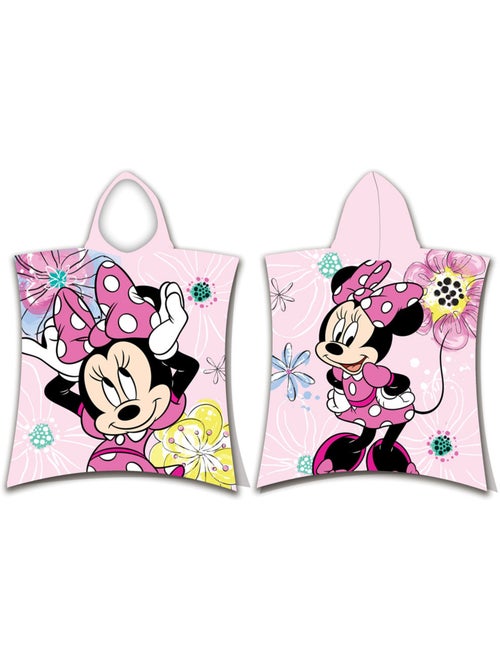 Poncho de Bain à Capuche Minnie 50x115 cm - Serviette en coton - Kiabi Poncho de Bain à Capuche Minnie 50x115 cm - Serviette en coton - Kiabi