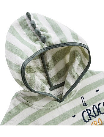 Poncho de bain bébé Crocro rigolo