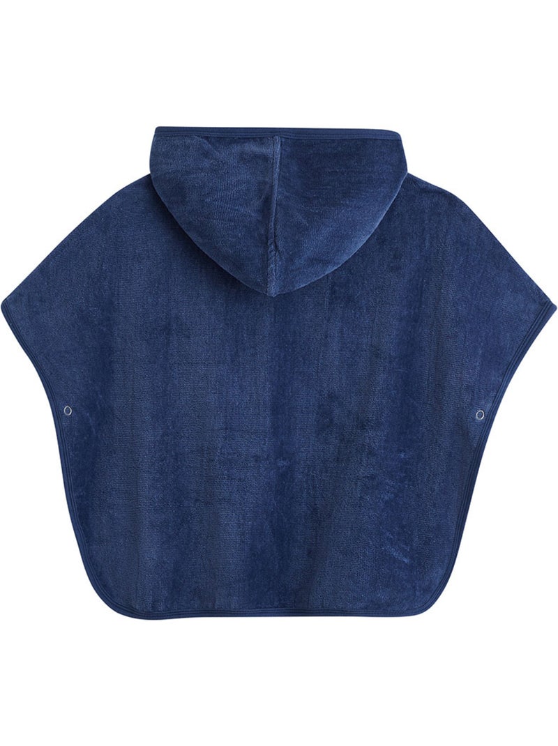 Poncho de bain bébé Emile Bleu - Kiabi