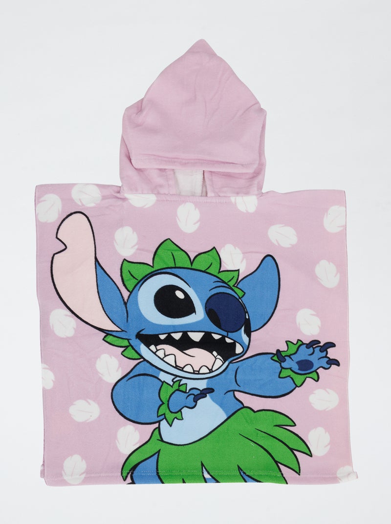 Poncho de bain 'Stitch' ROSE - Kiabi