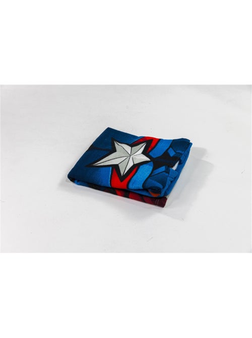 Poncho de Plage Captain America Marvel 55x110cm – Capuche Logo A – 100% Polyester – Licence Officiel - Kiabi Poncho de Plage Captain America Marvel 55x110cm – Capuche Logo A – 100% Polyester – Licence Officiel - Kiabi