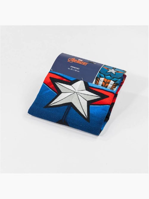 Poncho de Plage Captain America Marvel 55x110cm – Capuche Logo A – 100% Polyester – Licence Officiel - Kiabi Poncho de Plage Captain America Marvel 55x110cm – Capuche Logo A – 100% Polyester – Licence Officiel - Kiabi
