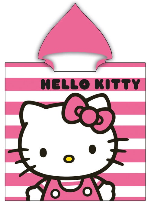 Poncho de Plage Hello Kitty 60x120cm – 100% Polyester - Kiabi Poncho de Plage Hello Kitty 60x120cm – 100% Polyester - Kiabi