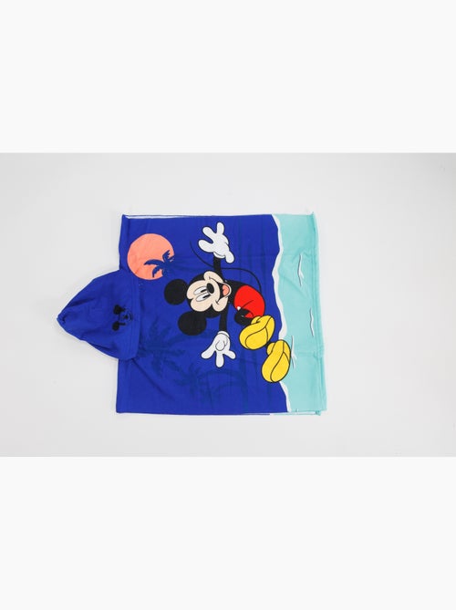Poncho de Plage Mickey Mouse Disney 55x110cm – Capuche Oreilles – 100% Polyester – Licence Officiell - Kiabi Poncho de Plage Mickey Mouse Disney 55x110cm – Capuche Oreilles – 100% Polyester – Licence Officiell - Kiabi