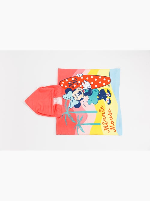 Poncho de Plage Minnie Mouse Disney 55x110cm – Surf Tropical – Capuche – 100% Polyester – Licence Of - Kiabi Poncho de Plage Minnie Mouse Disney 55x110cm – Surf Tropical – Capuche – 100% Polyester – Licence Of - Kiabi