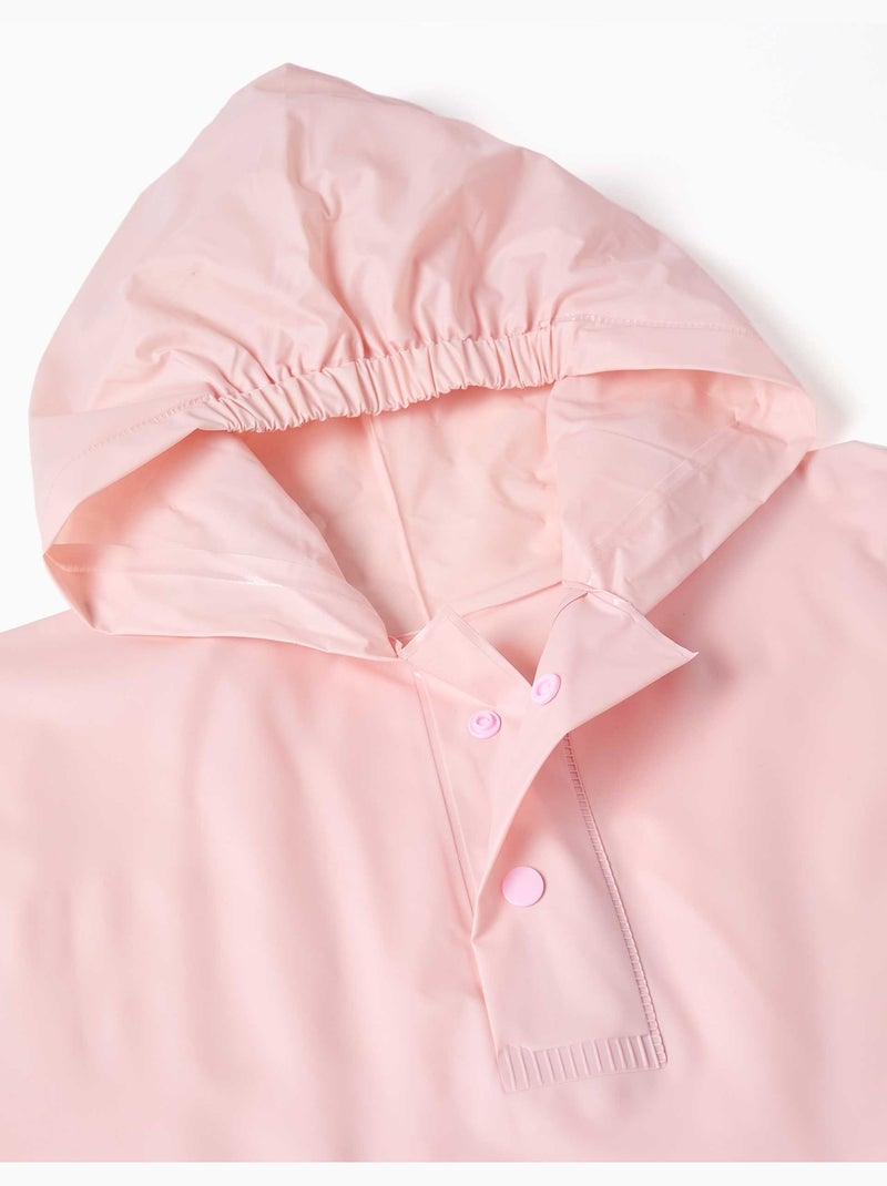 Poncho de pluie à capuche avec imprimé Stitch Rose - Kiabi