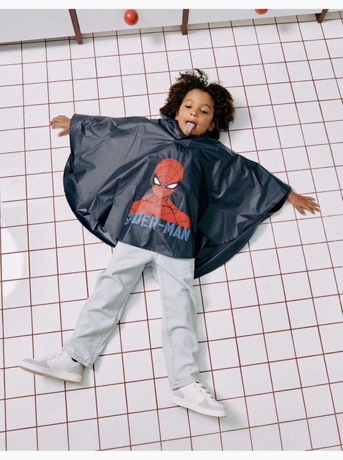 Poncho de pluie à capuche avec imprimés Spider-Man - Kiabi