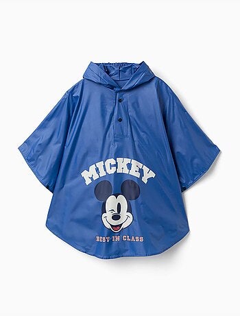 Poncho de pluie avec capuche et imprimé Mickey