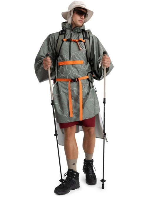 Poncho de pluie imperméable randonnée randonnée homme et femme rinjani - Kiabi