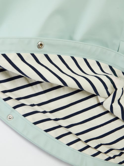 Poncho en matière gomme à capuche - collection facile à enfiler - Kiabi