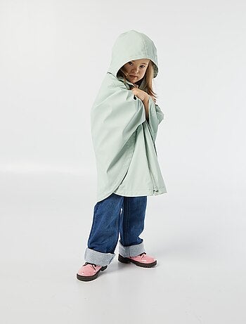 Poncho en matière gomme à capuche - So Easy