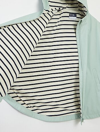 Poncho en matière gomme à capuche - So Easy